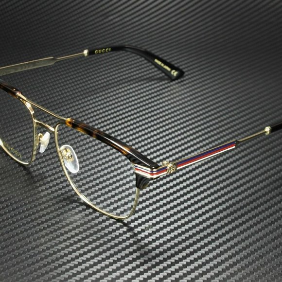 Gucci Havana Gold Men's Eyeglasses! New - Picture 1 of 5